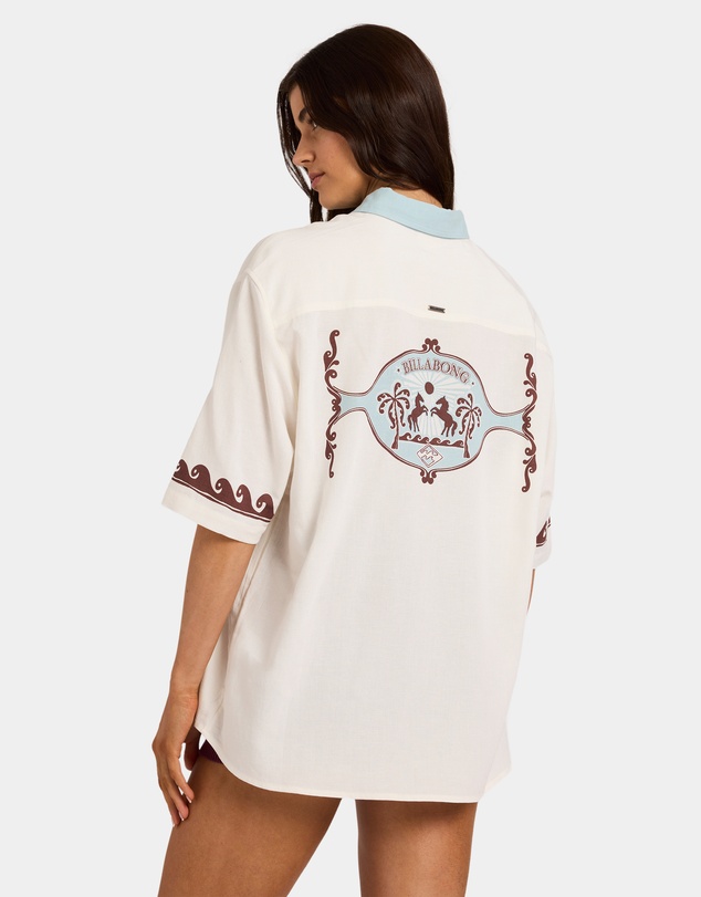 Billabong - Womens Surf Cowgirl Short Sleeve Shirt