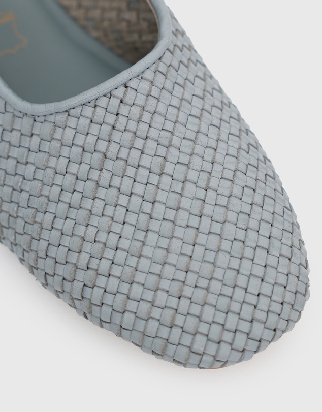 Betts - Gracie Leather Woven Ballet Flats