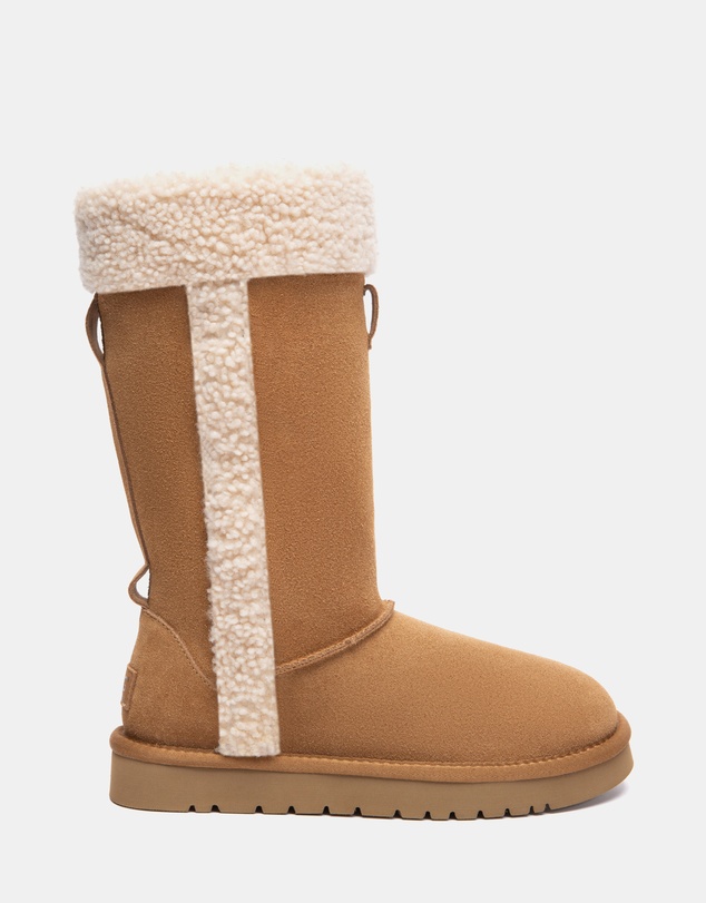 EVERAU - Australian Shepherd Ugg Tall Nordel Cow Suede Upper UGG Boots