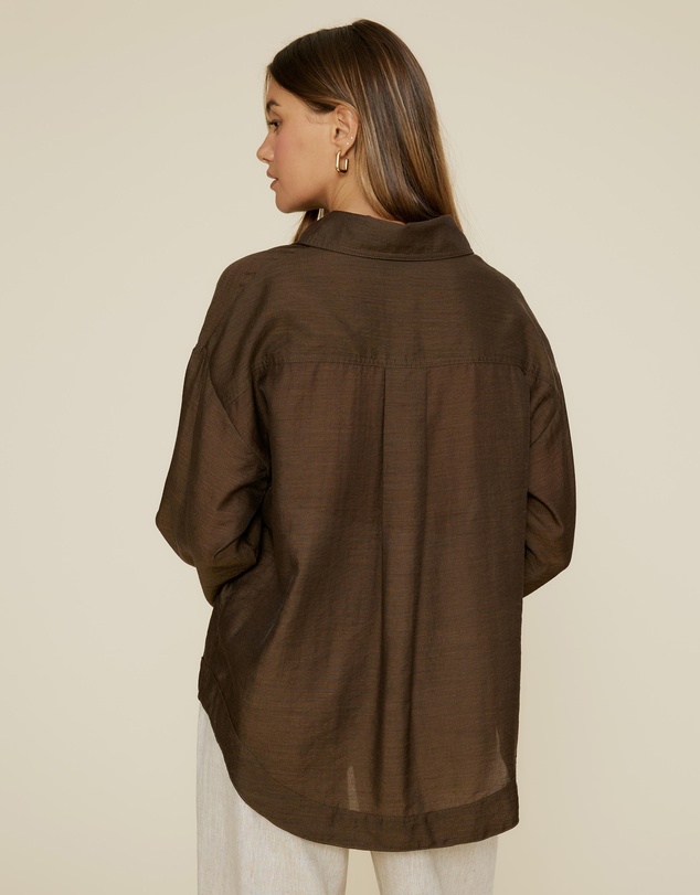 The Fated - Kim Semi Sheer Shirt