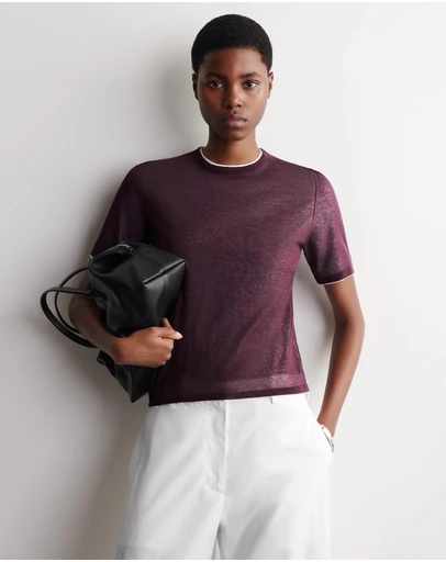 COS - Layered Knitted T-Shirt