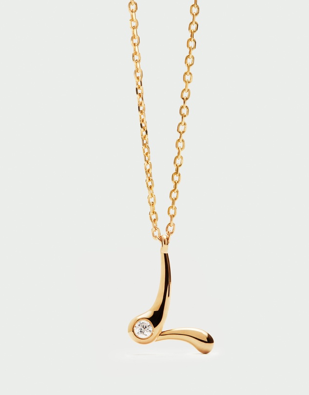 PDPAOLA - Initial 2026 L Pendant Necklace