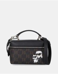Karl Lagerfeld - Ikon Monogram Small Vanity Crossbody Bag
