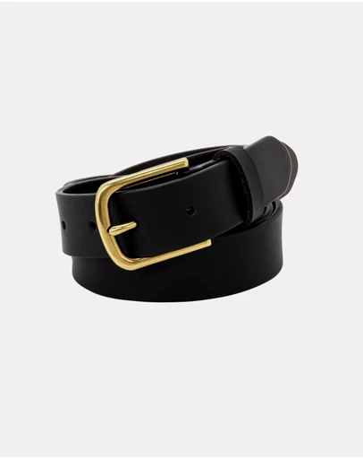 Buckle - Drover. Australian Made Buffalo Leather Belt. 30mm width.