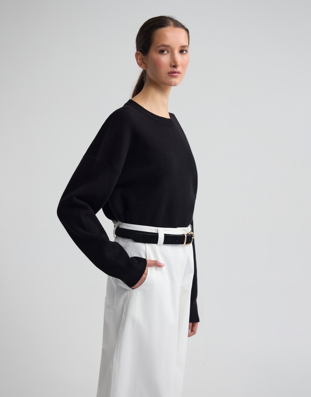 Oxford - Lexie Cotton Crew Neck Knit