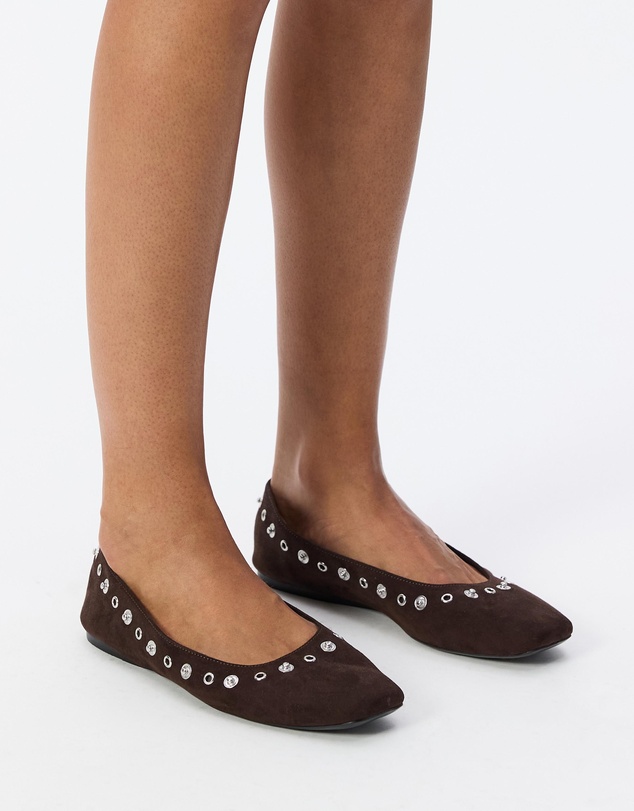 Dazie - Esme Stud Ballet Flats