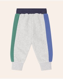 Huxbaby - Colour Block Splice Trackpants - Babies-Kids
