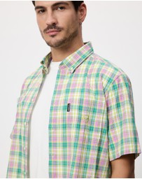 No Problemo - Alieno Embroidered SS Check Shirt