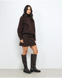 AERE - Leather Knee Boots