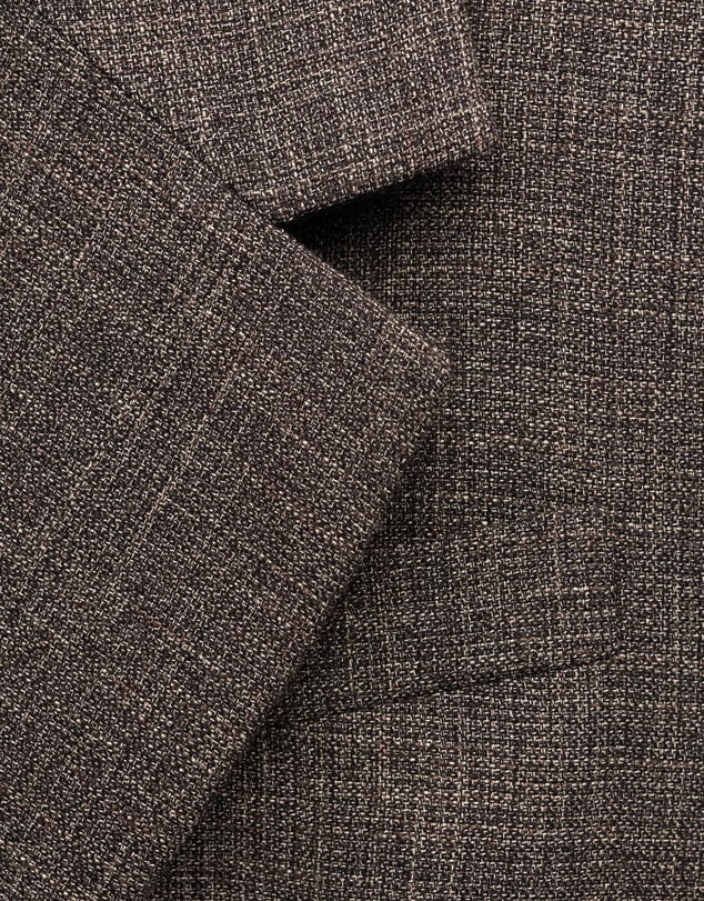 M.N.G - Herringbone Double-Breasted Suit Blazer