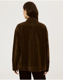 Calli - Lilly Faux Suede Shacket