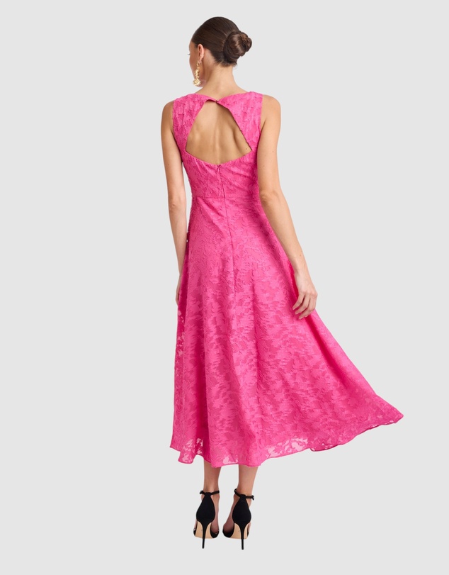 Honey and Beau - Stanley V Neck Midi Dress