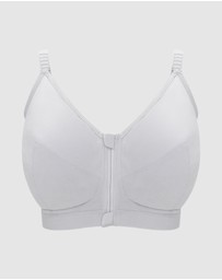 Royce Lingerie - Fearne Organic Cotton Wirefree Front Open Bra