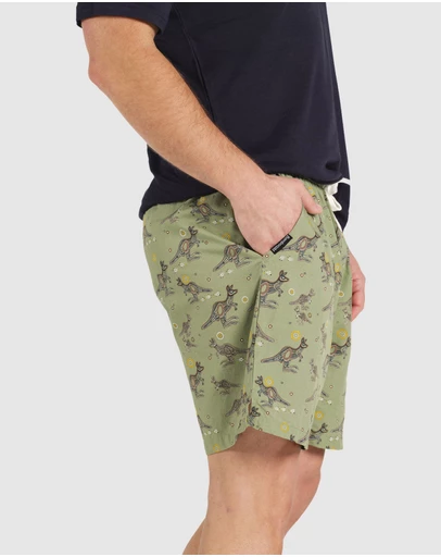 Bamboozld - Mens Native Kangaroo Bamboo Woven Short