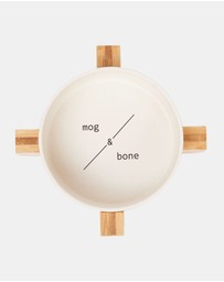 Mog & Bone - Single Bamboo Cat Bowl Natural