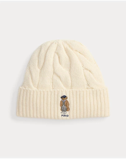 Polo Ralph Lauren - Polo Bear Cable Wool-Blend Beanie