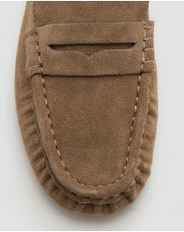 M.N.G - Suede Penny Loafers