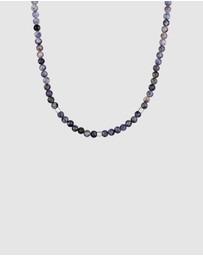 Kuzzoi - ICONIC EXCLUSIVE - Necklace Beads Vintage with Agate Beads in 925 Sterling Silver
