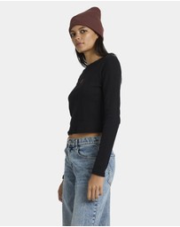 RVCA - Womens Bailey Long Sleeve T-Shirt