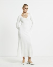 Subtitled - Sophie Long Sleeve Rib Knit Dress