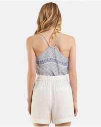 Amelius - Blue Mosaic Camisole
