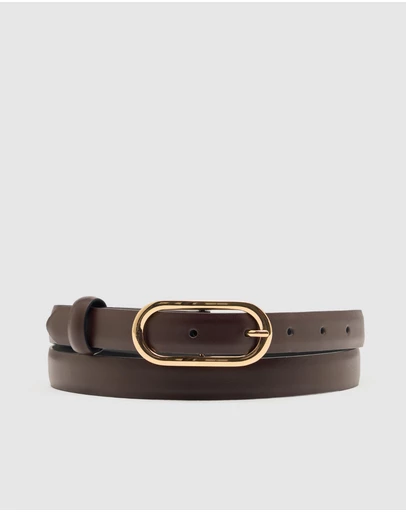 Oxford - Sierra Leather Skinny Belt