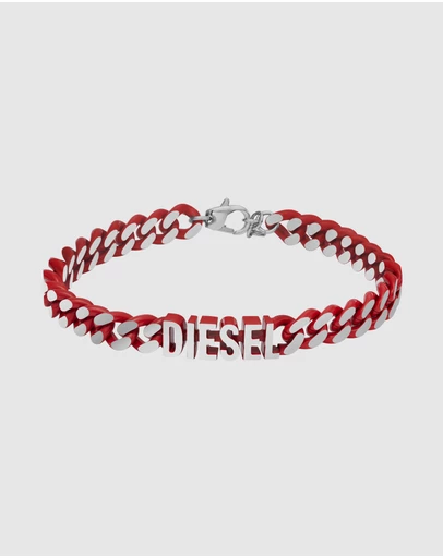 Diesel - Steel Red Bracelet