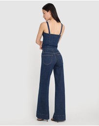Good American - Good Waist Palazzo Jeans