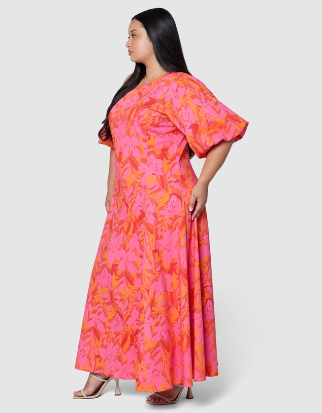 Pink Dusk by Curve Project - Bewitching Maxi Dress
