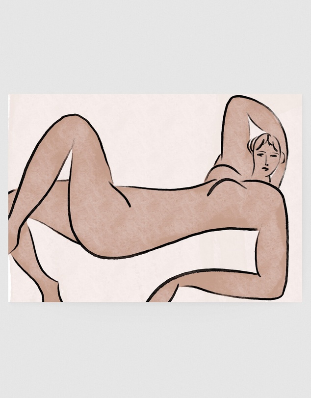 Inka Arthouse - Pink Nude by Henri Matisse Art Print