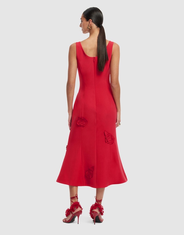 LEO LIN - Emily Applique Midi Dress