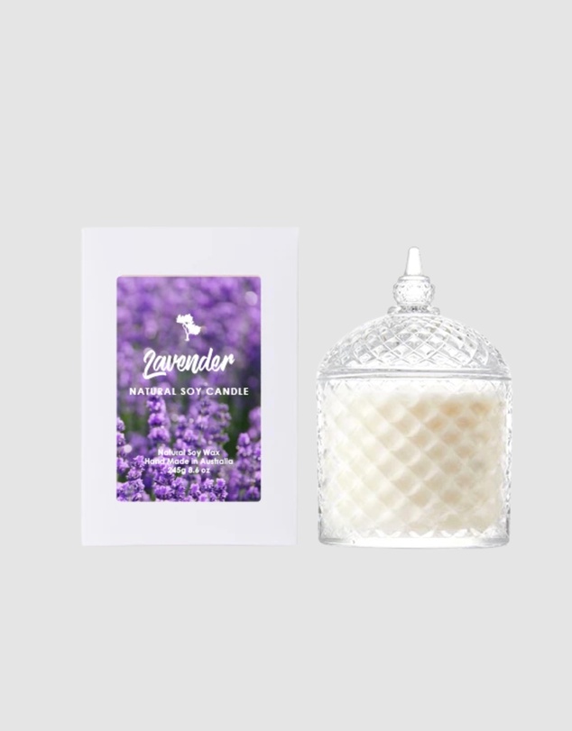 Silk Oil of Morocco - Lavender Natural Soy Candle - Medium
