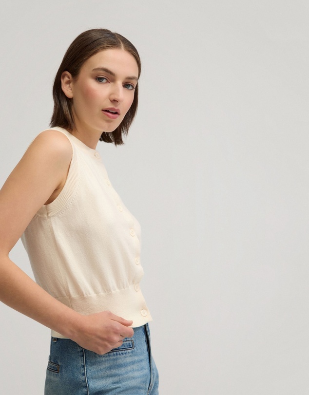 Oxford - Nema Button Up Knit