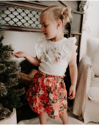 WITH LOVE FOR KIDS - Cotton Muslin Paperbag Skirt - Babies - Kids