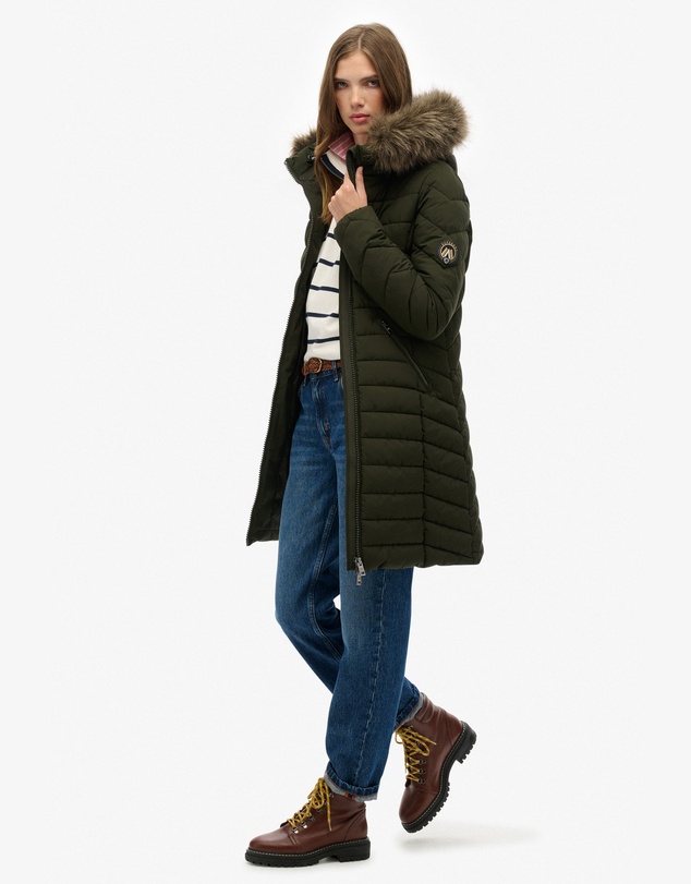 Superdry - Fuji Hooded Mid Length Jacket