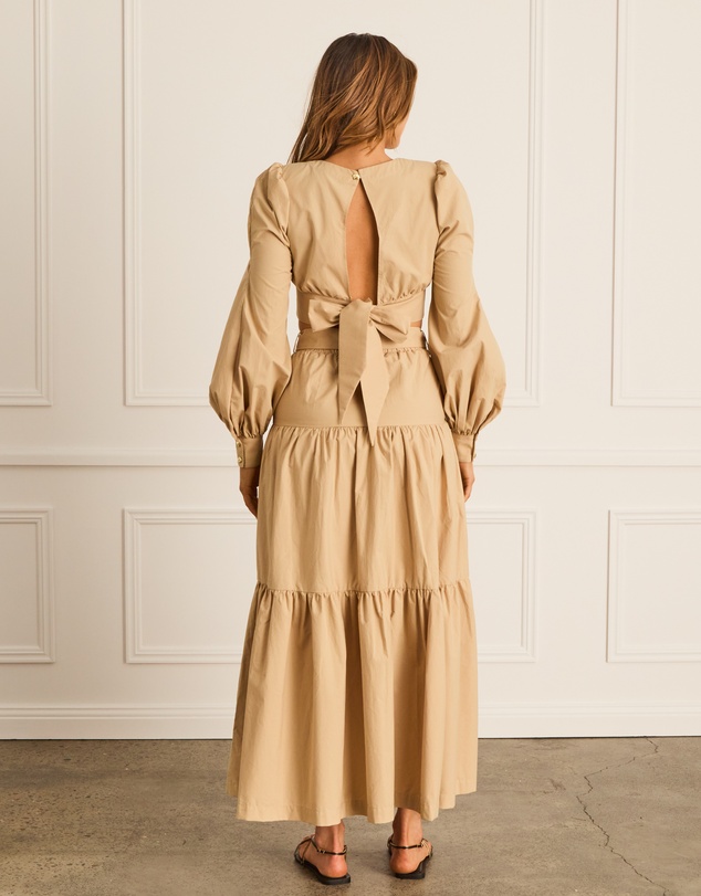 Heaven Australia - Latte Tia Maxi Skirt