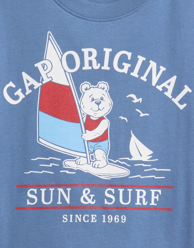 GAP - Surf Graphic Boxy Tee - Babies-Kids
