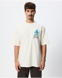 Scotch & Soda - Loose Fit Front And Back Artwork T-Shirt