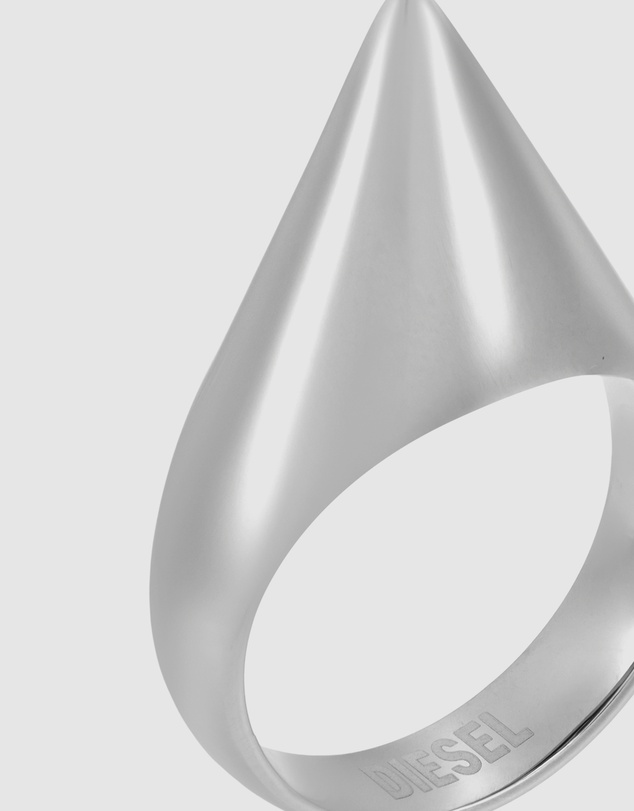 Diesel - Diesel Font Silver tone Ring