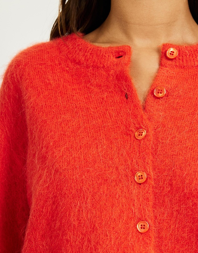 Minima Esenciales - Harriette Alpaca Wool Blend Cardigan