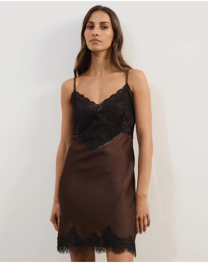 Atmos&Here - Sasha Satin Mini Dress