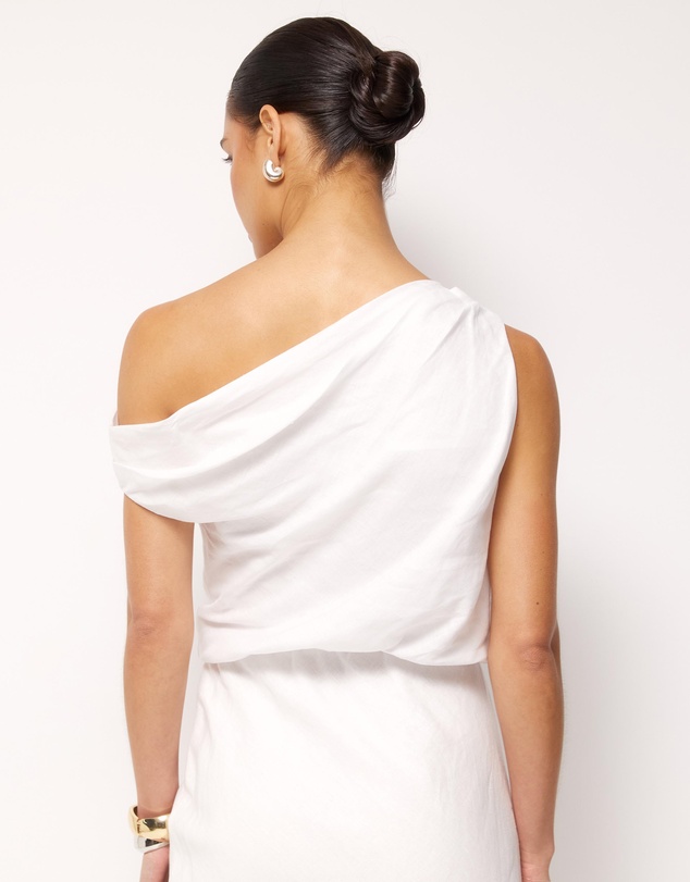 AERE - Cropped Off Shoulder Top