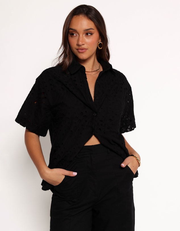 Petal & Pup - Kamala Shirt - Black