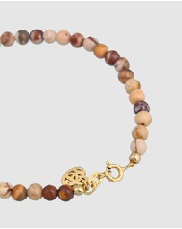 Haze & Glory - ICONIC EXCLUSIVE - Bracelet Melange Pearl 925 Sterling Silver Gold-Plated