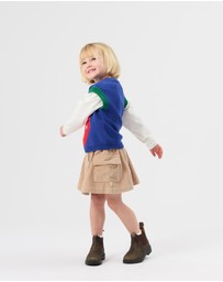 Goldie + Ace - Jumbo Strawberry Knit Vest - Babies-Kids