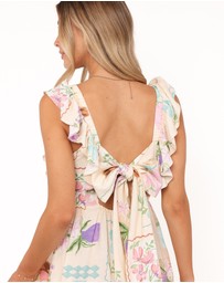 Petal & Pup - Brandi Maxi Dress - Lilac Floral