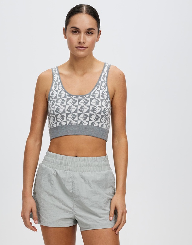 All Fenix - Jacquard Knit Crop Top