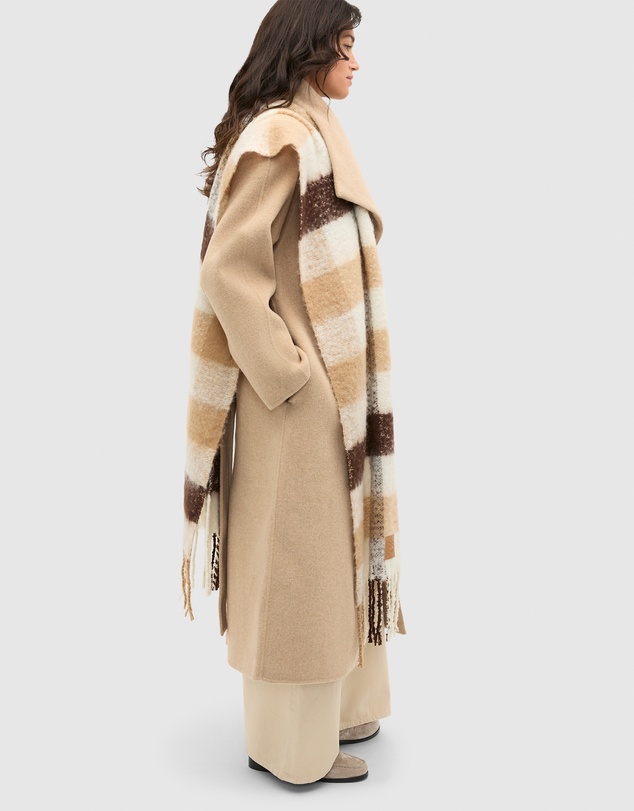 Seed Heritage - Check Textured Scarf