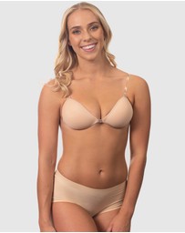 B Free Intimate Apparel - Padded Stick On Bra with Straps (A-B-C-D) Cup
