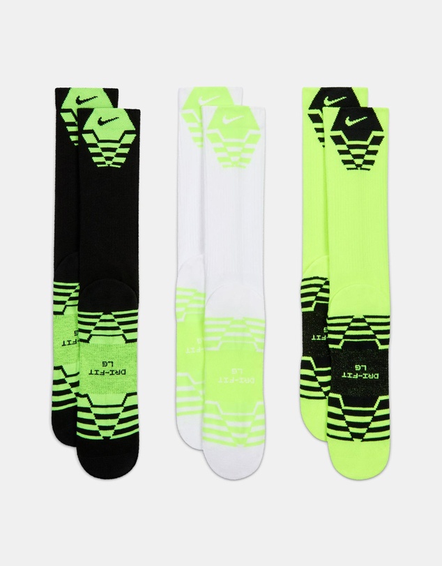 Nike - Nike Everyday Elevated Crew Socks 3-Pack